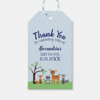 Woodland Creature Favor Tags - Forest Animals
