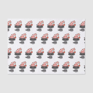 Woodland Creature Raccoon Christmas Tissue Paper