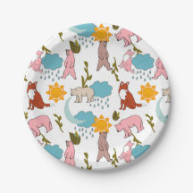 Woodland Creatures - Bear and Fox