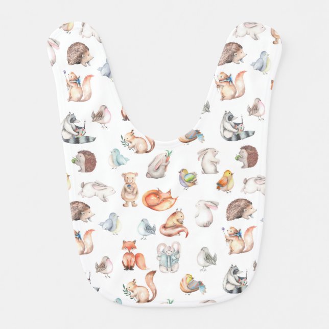 Woodland Creatures Bib (Front)