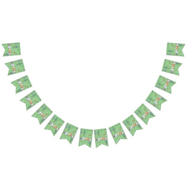 woodland creatures bunting banner (All)