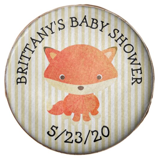 Woodland Creatures Chocolate Covered Cookies (Front)