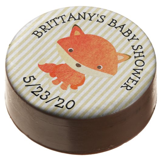 Woodland Creatures Chocolate Covered Cookies (Angled)