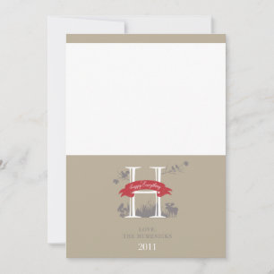 Woodland Creatures Holiday Card