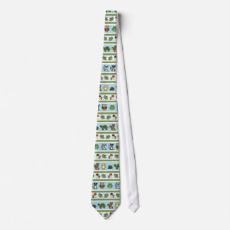 Woodland Creatures Print Tie