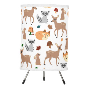 Woodland Creatures Tripod Lamp