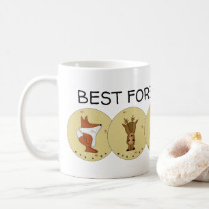 Woodland Crew-Best Forest Friends/ Individual Coffee Mug