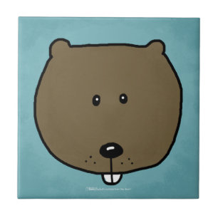 Woodland Critters-Best Forest Friends-Beaver Tile