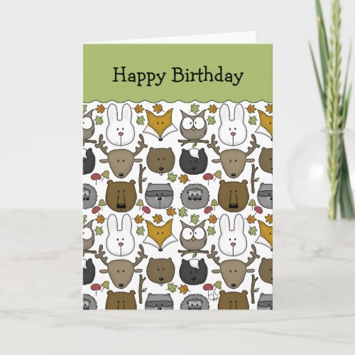 Woodland Critters_Best Forest Friends Card