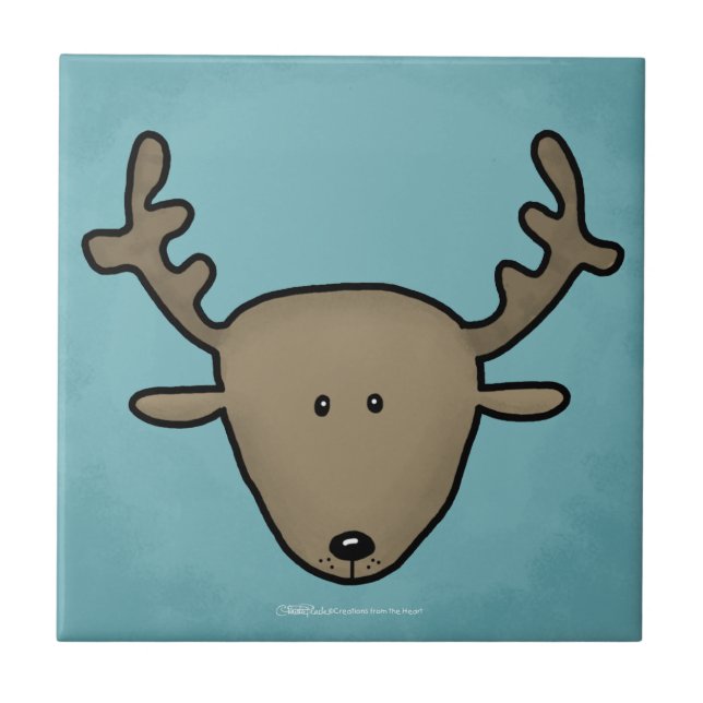 Woodland Critters-Best Forest Friends-Deer Tile (Front)
