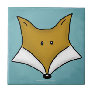 Woodland Critters-Best Forest Friends-Fox Ceramic Tile