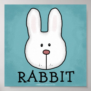 Woodland Critters-Best Forest Friends-Rabbit Poster