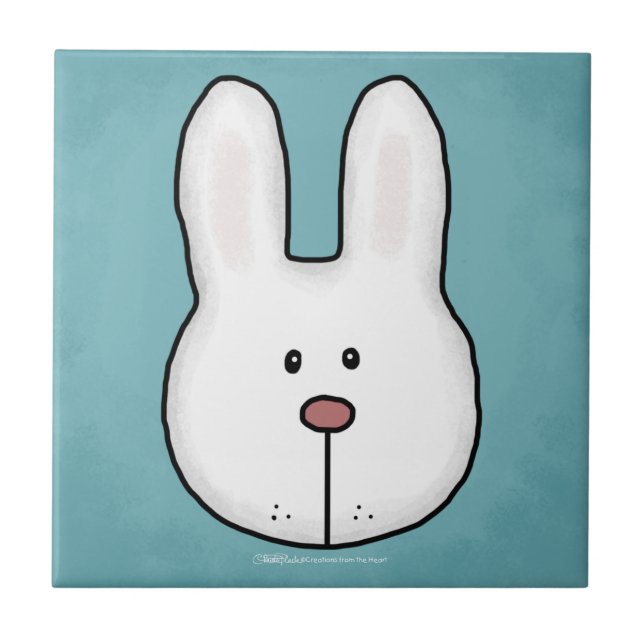 Woodland Critters-Best Forest Friends-Rabbit Tile (Front)