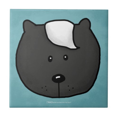 Woodland Critters_Best Forest Friends_Skunk Tile