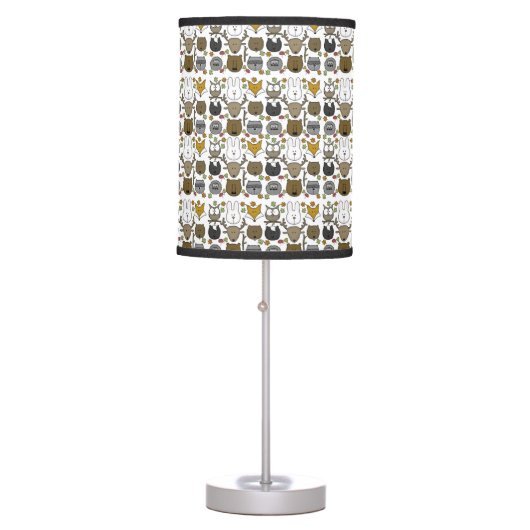 Woodland Critters-Best Forest Friends Table Lamp (Front)