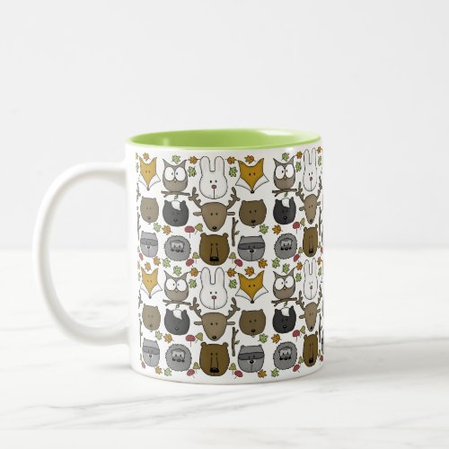 Woodland Critters_Best Forest Friends Two_Tone Coffee Mug