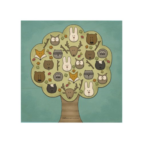 Woodland Critters_Best Forest Friends Wood Wall Art