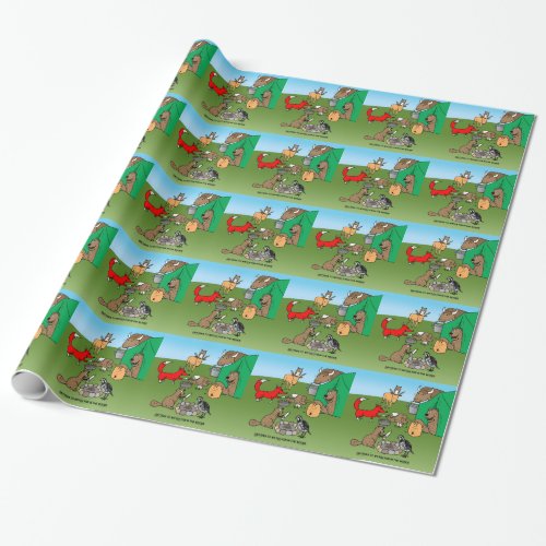 Woodland Critters Wrapping Paper