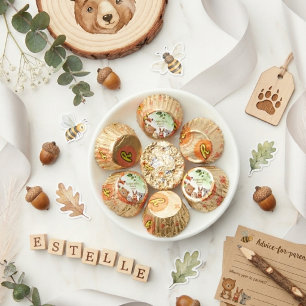 Woodland Cute Animals Greenery Baby Shower Reese's Peanut Butter Cups