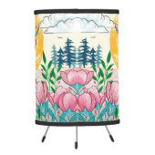 Woodland Deer Baby Nursery Tripod Lamp (Back)