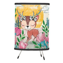 Woodland Deer Baby Nursery Tripod Lamp