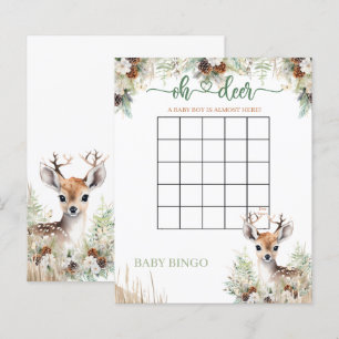 Woodland Deer Baby Shower Boy Game