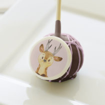 Woodland Deer Baby Shower Favor Cake Pops