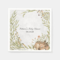 Woodland Deer Baby Shower Personalized