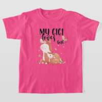 Woodland Deer Doe and Baby Fawn My Gigi Loves Me