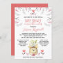 Woodland Deer Plant Baby Shower Across the Miles Invitation