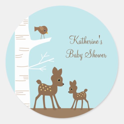 Woodland Deer Stickers