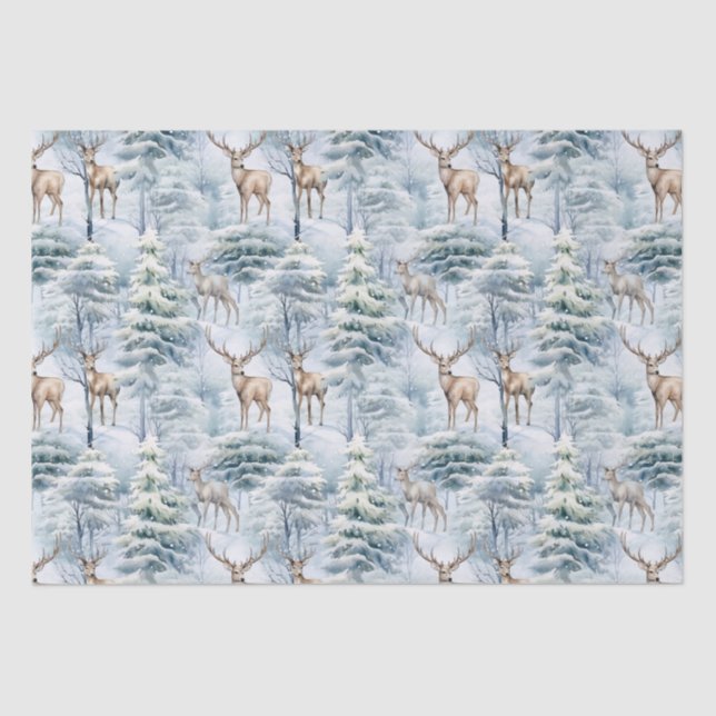 Woodland Deer  Tissue Paper (Front)