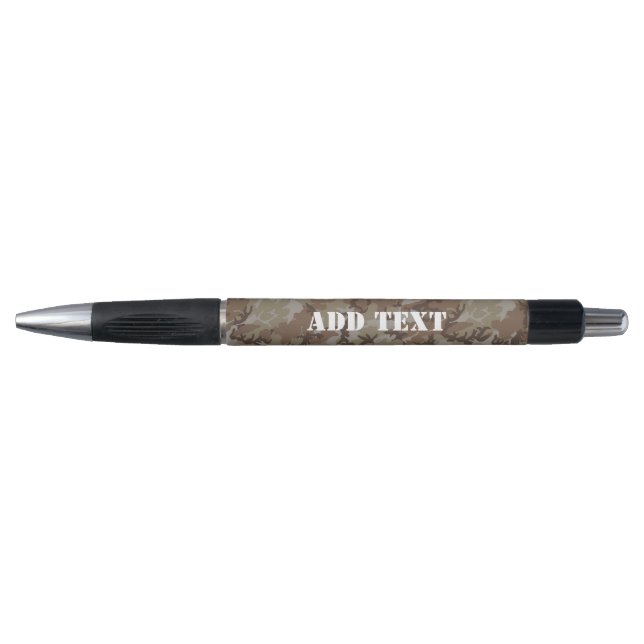 Woodland Desert Military Camouflage Pattern Pen (Front)