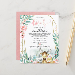 Woodland Drive By Baby Shower Budget Invitation
