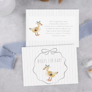 Woodland Duckling Watercolor Books for Baby Enclosure Card