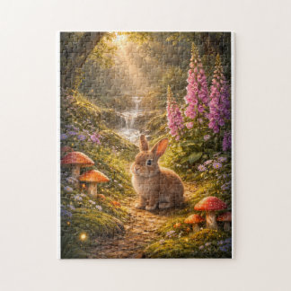 Woodland Easter Bunny Jigsaw Puzzle