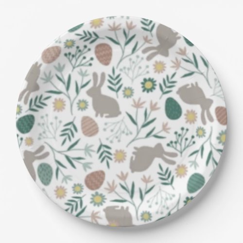 Woodland Easter Easter Paper Plates