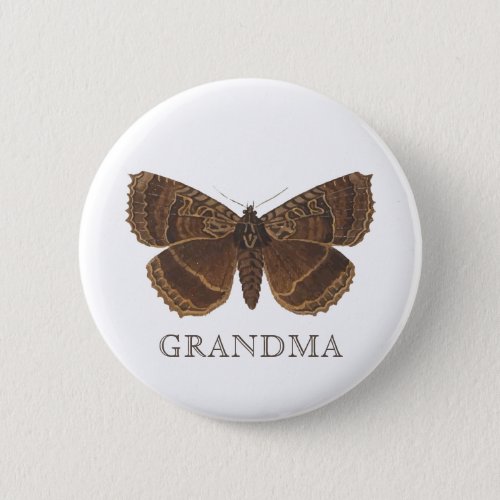 Woodland Elegant Butterfly Baby Shower Button