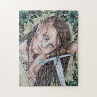 Woodland Elf, Elven Warrior Jigsaw Puzzle