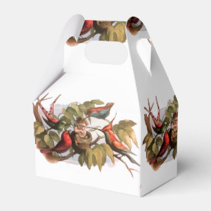 Woodland Elf in Nest: Antique Bird Sprite Fairy Favor Boxes