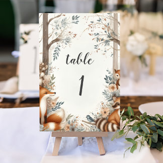 Woodland Enchantment table number