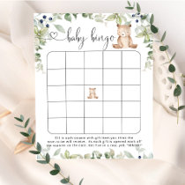 Woodland eucalyptus little bear bingo game