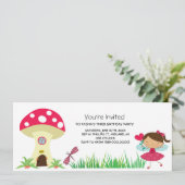 Woodland Fairy Birthday Party Invitations (Standing Front)