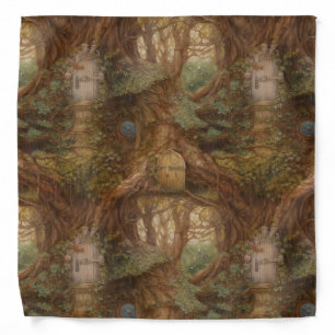 Woodland Fairy Door Bandana