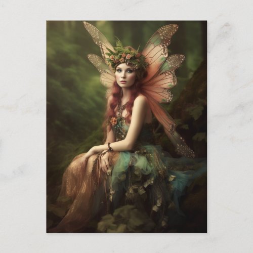 Woodland Fairy Fantasy Art Postcard