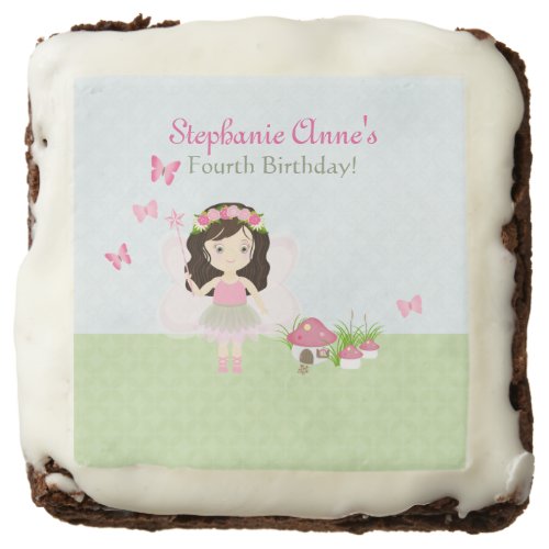 Woodland Fairy Princess Chocolate Brownie