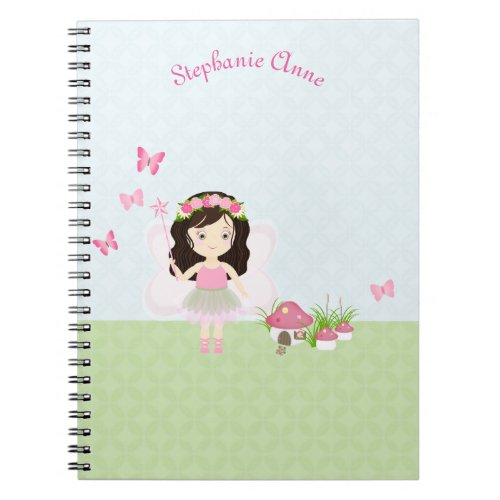 Woodland Fairy Princess Notebook