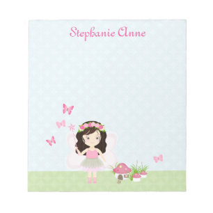 Woodland Fairy Princess Notepad