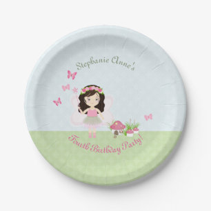 Woodland Fairy Princess Paper Plates