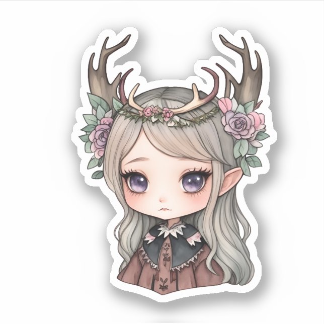 Woodland Fairy Sticker (Front)